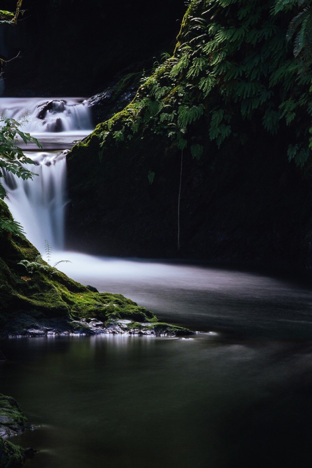 Горная река в ущелье