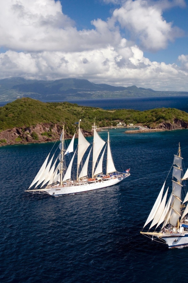 Парусники в походе