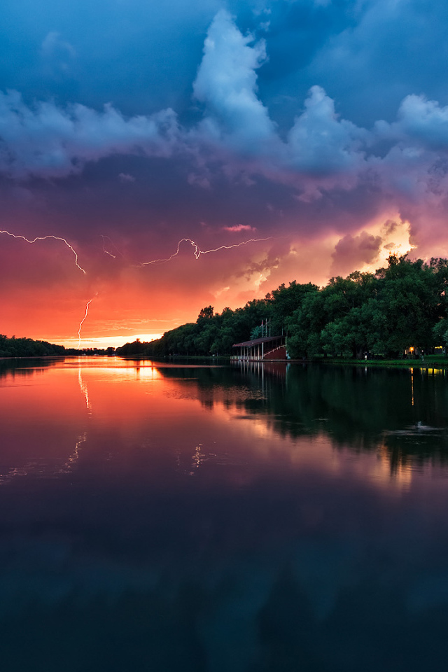 Гроза на закате