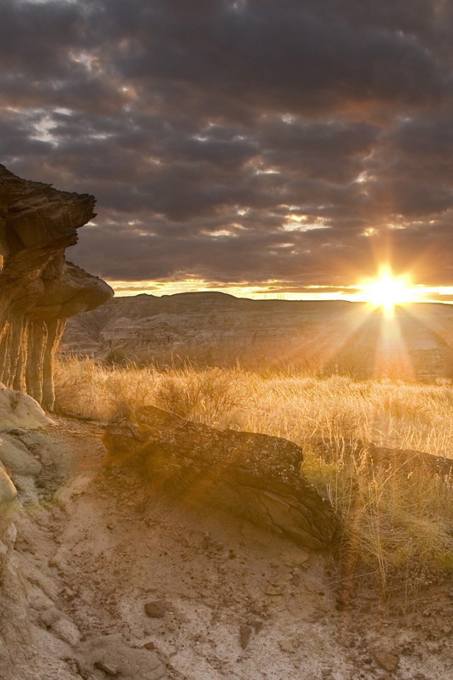 Закат в туче