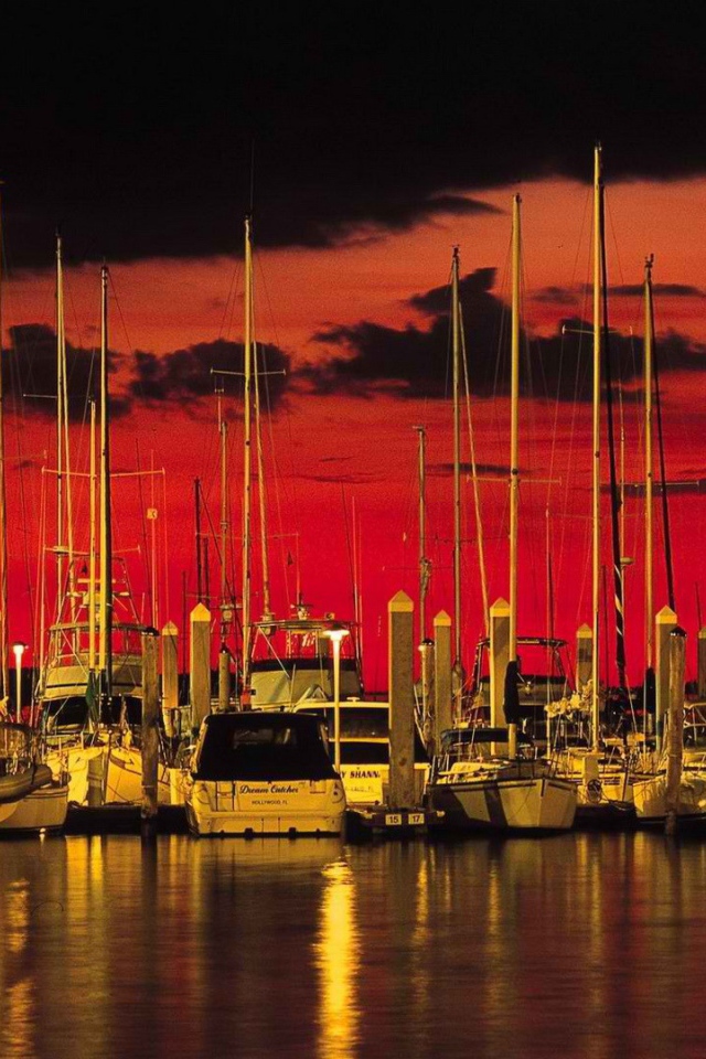 Яхты на пристани во Флориде