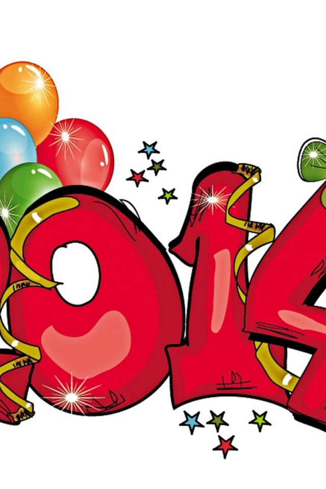 2014, красивый рисунок