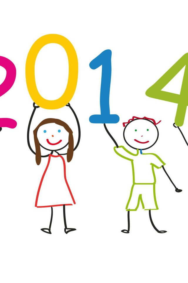 2014, детский рисунок