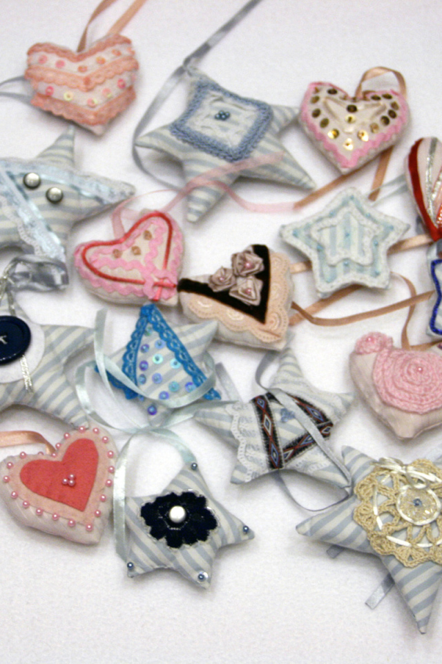 Елочные игрушки ручной работы