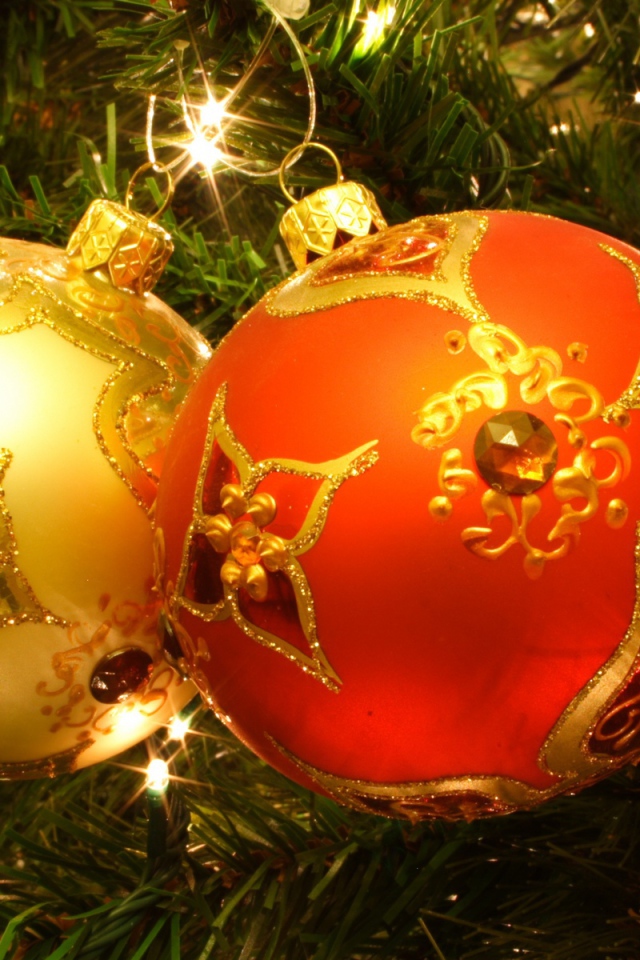 Игрушки елочные большие