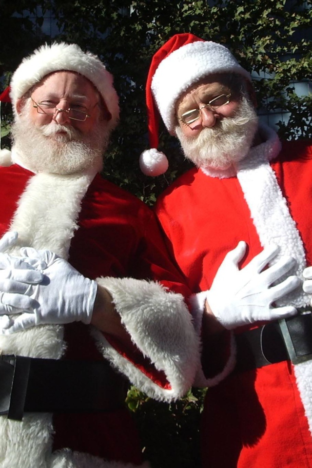 Дед мороз и санта клаус