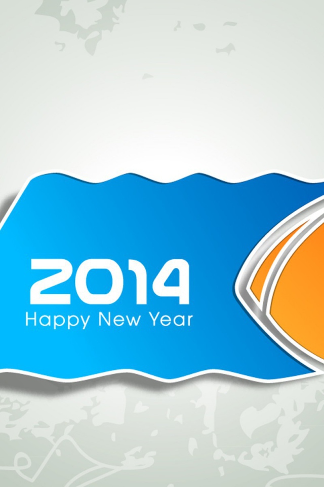 Счастливого Нового Года 2014, оранжевый конь