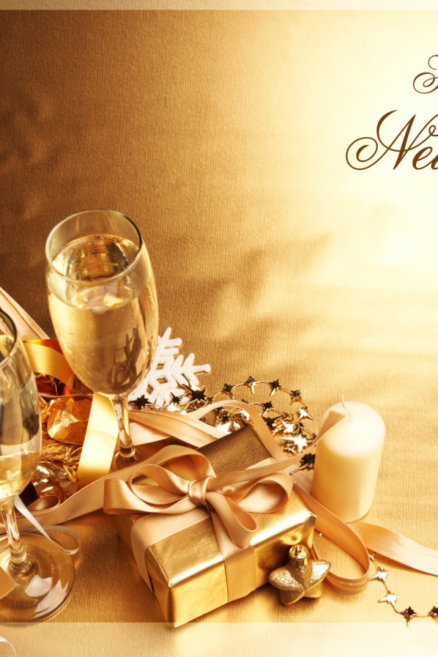 Счастливого Нового Года, праздничная картинка