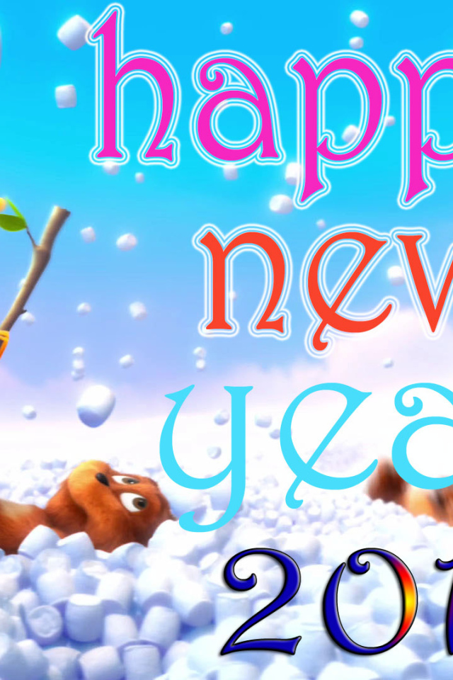 С Новым годом 2014 золотой лошади