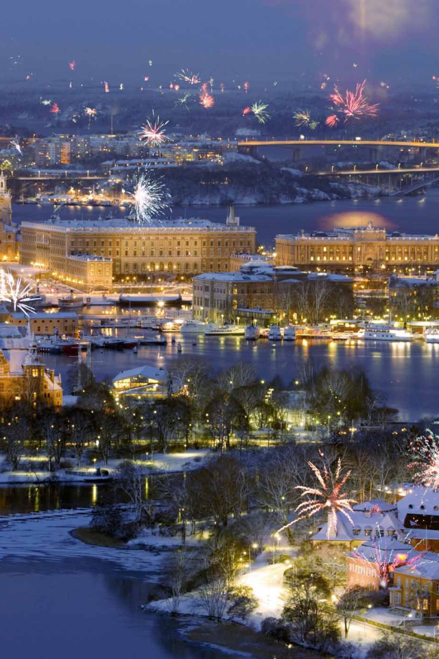 Новый год в большом городе