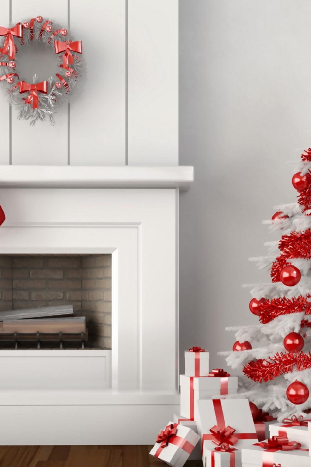 Елка на Новый Год синей лошади