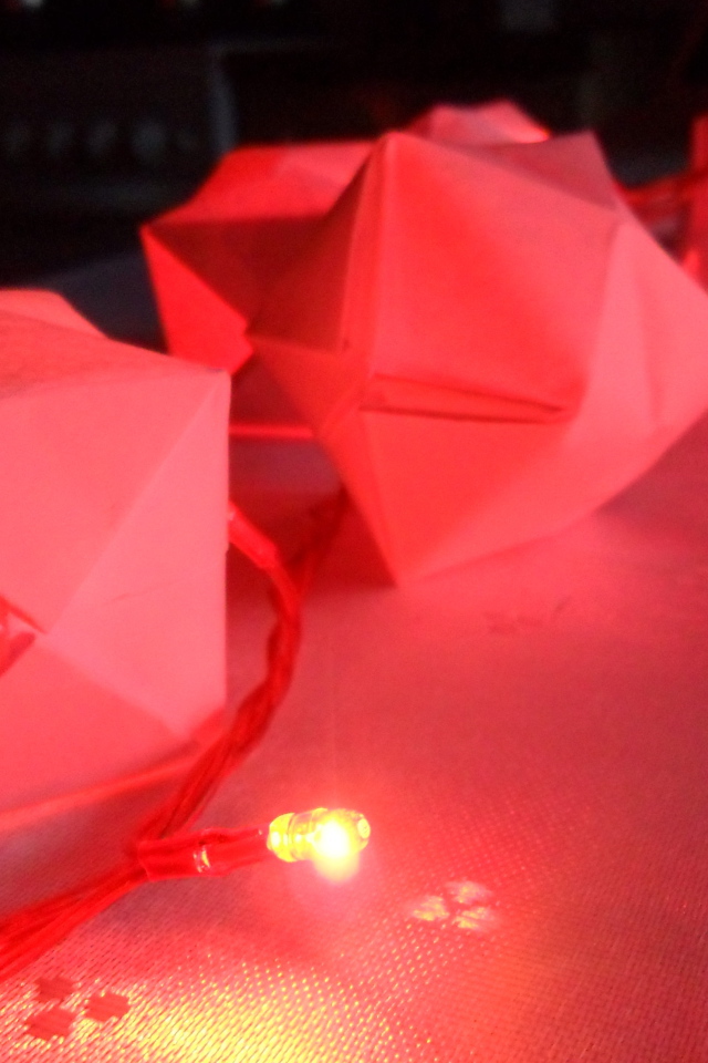 Оригами гирлянда