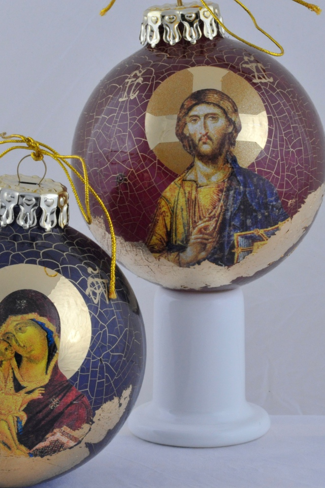 Pоспись елочных игрушек