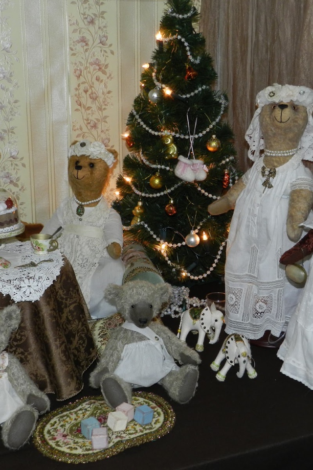 Bатные елочные игрушки