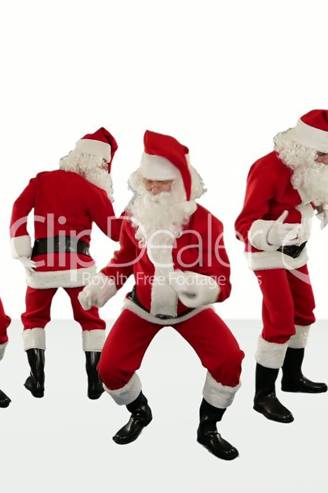 Дед мороз танцует