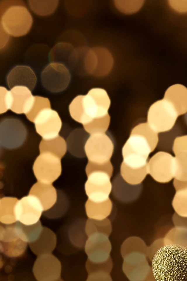 Два бокала шампанского С новым 2014 годом