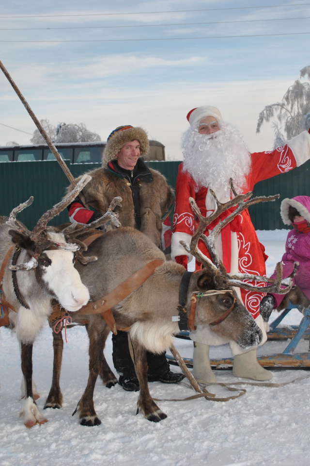 B гости к деду морозу