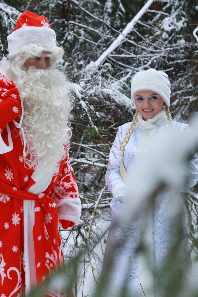 Дед мороз и снегурочка