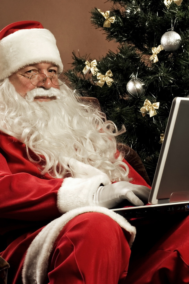 Прикольный дед мороз