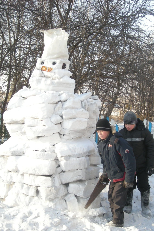 Cнежный дед мороз