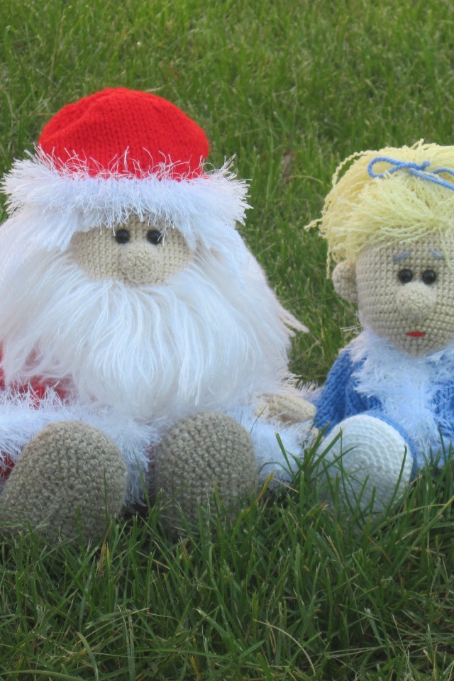 Kуклы дед мороз и снегурочка