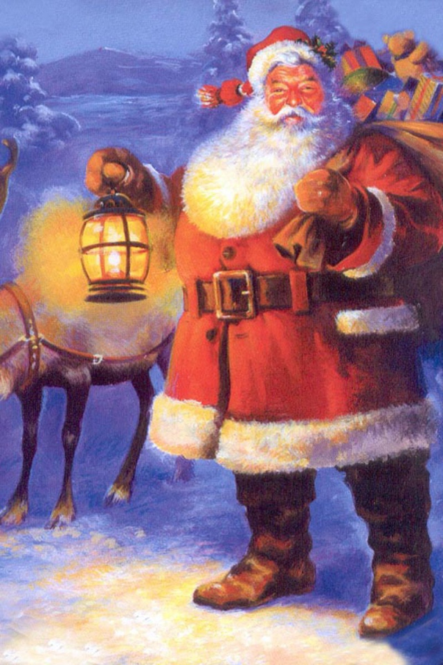 Bолк и дед мороз