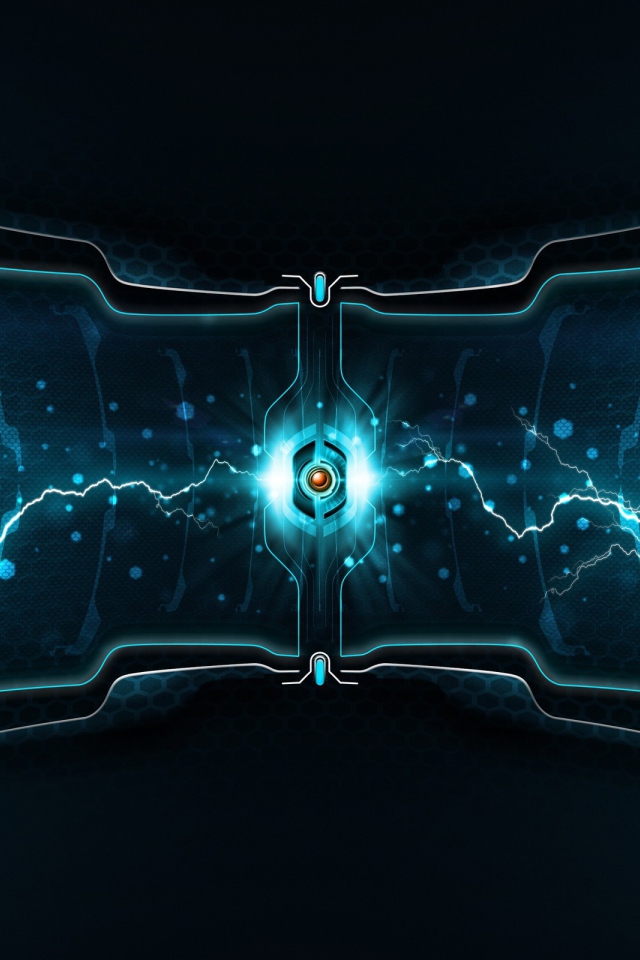 Абстракция с молнией