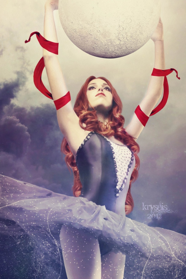 Балерина с планетой