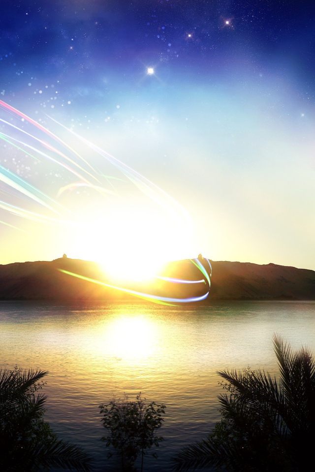 Цифровая графика воздушным шаром