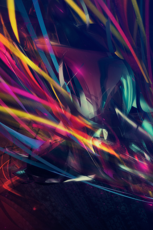 Цифровой рисунок пламя