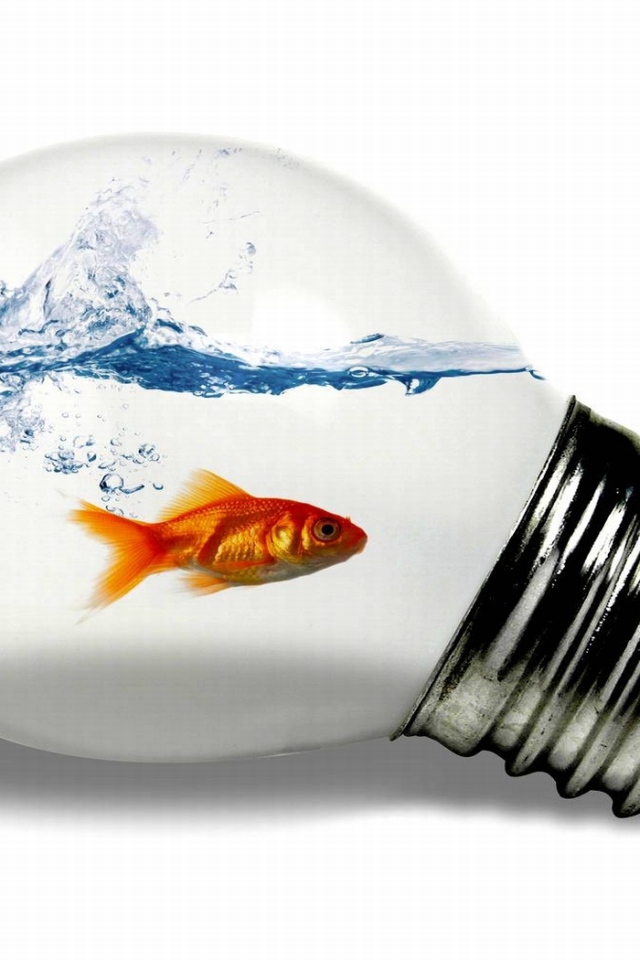 Рыбка в лампочке