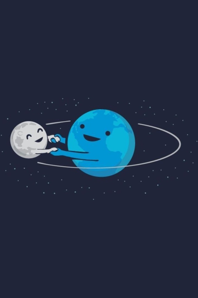 Earth and Moon dance