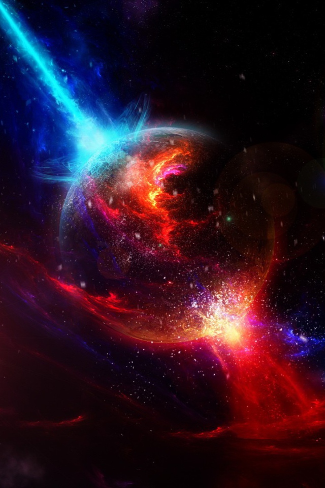 Планеты летят в космосе