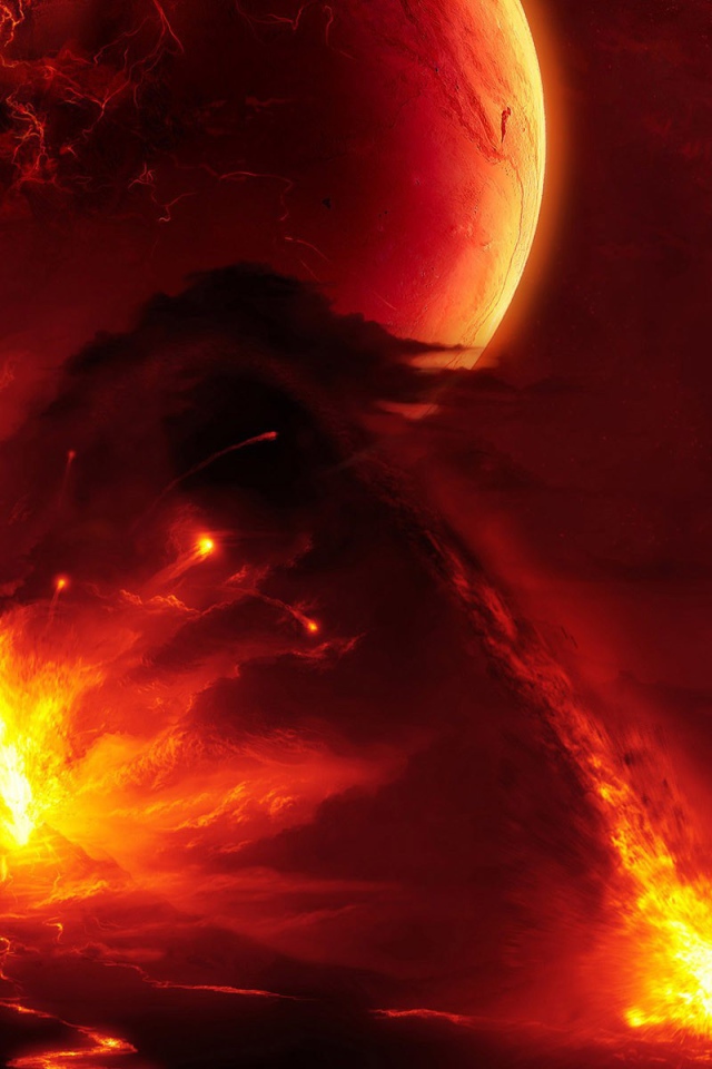 Брызги лавы