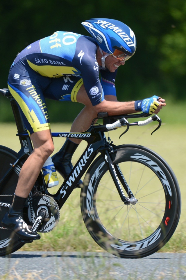 Cyclist Alberto Contador