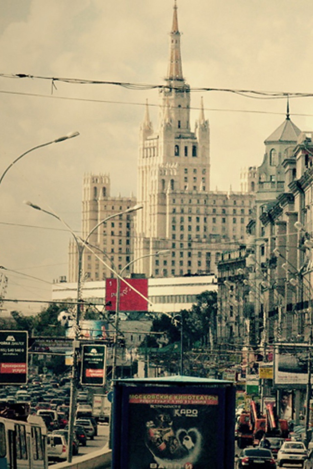 Городской пейзаж в Москве