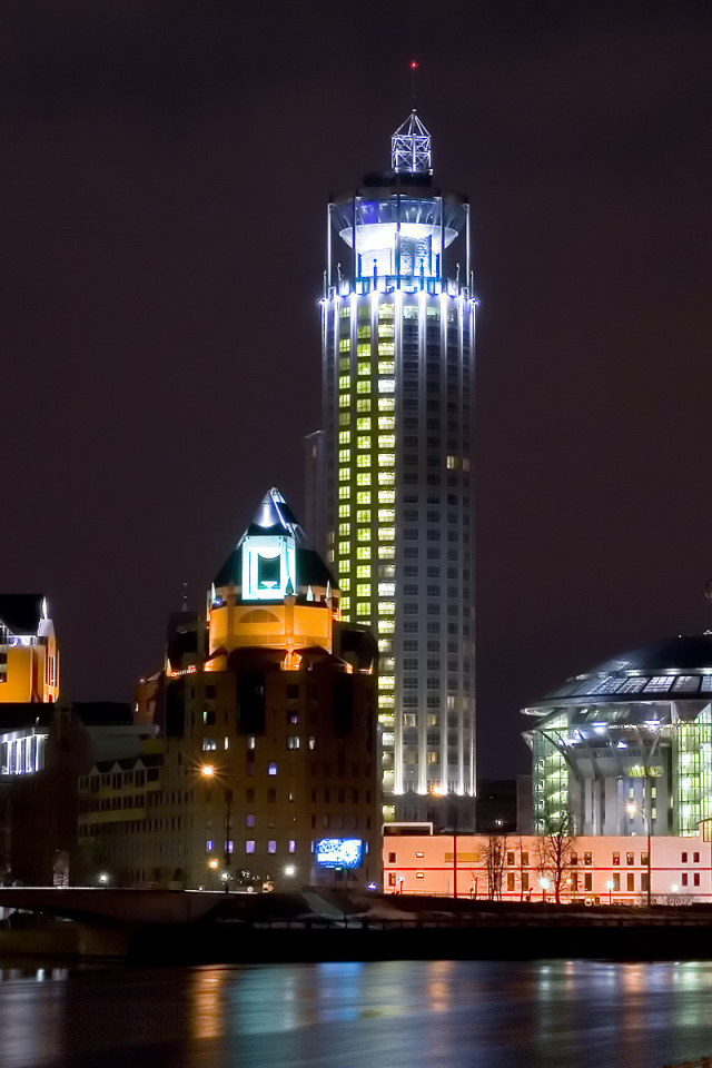 Архитектура Москвы в ночное время