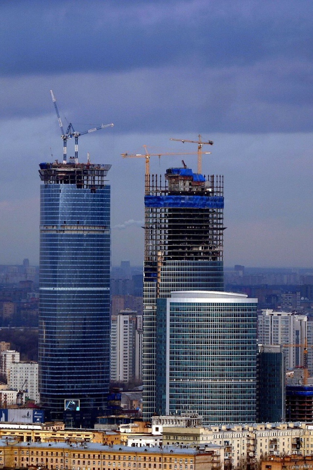 Москва строитса все время