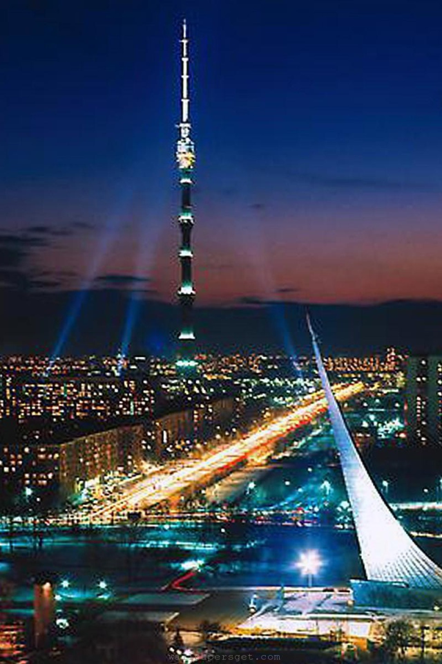 Картина города Москвы