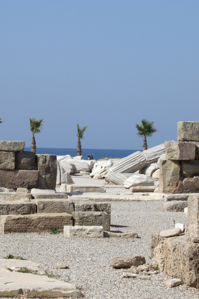 Древние руины Агора Турция