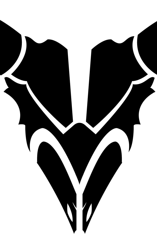 Овен, чёрно-белая картинка