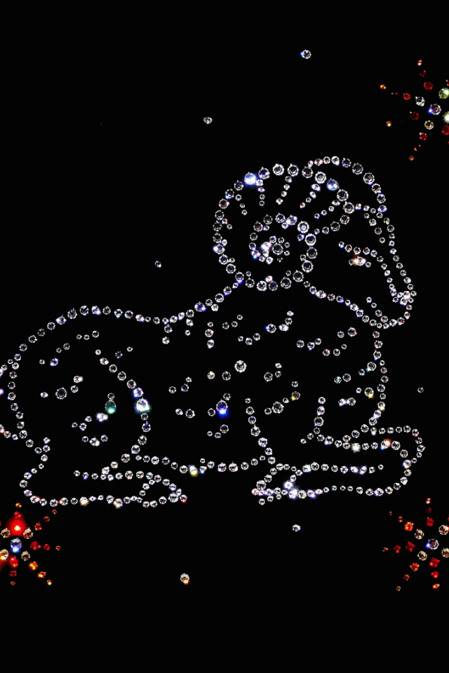 Овен из драгоценных камней