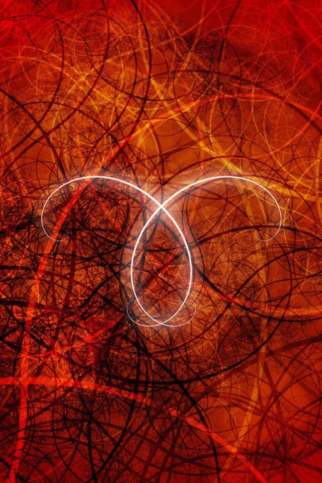 Знак овна в красных тонах