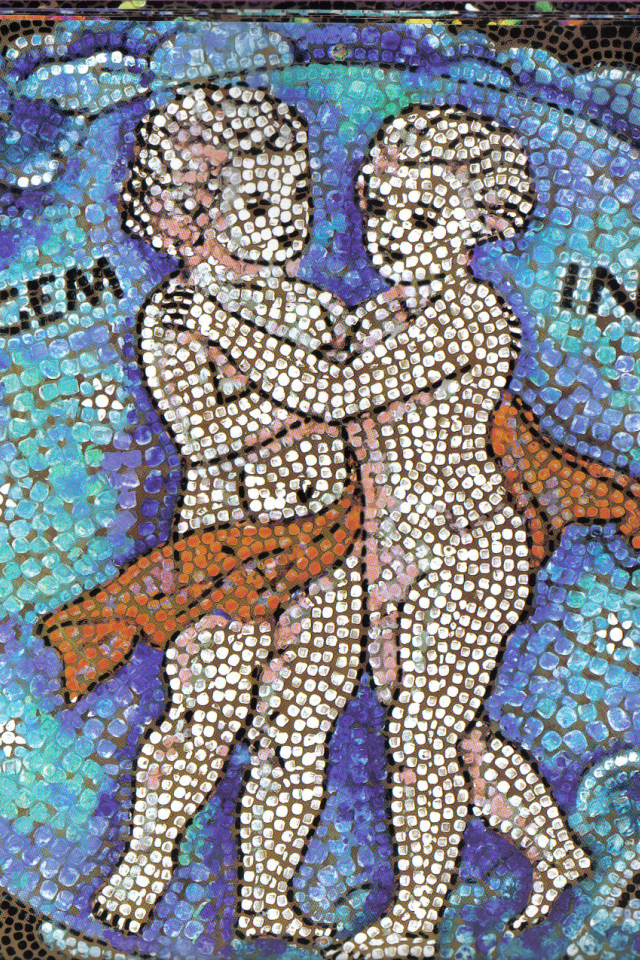 Близнецы, мозаика
