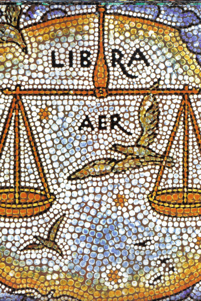 Весы, мозаика