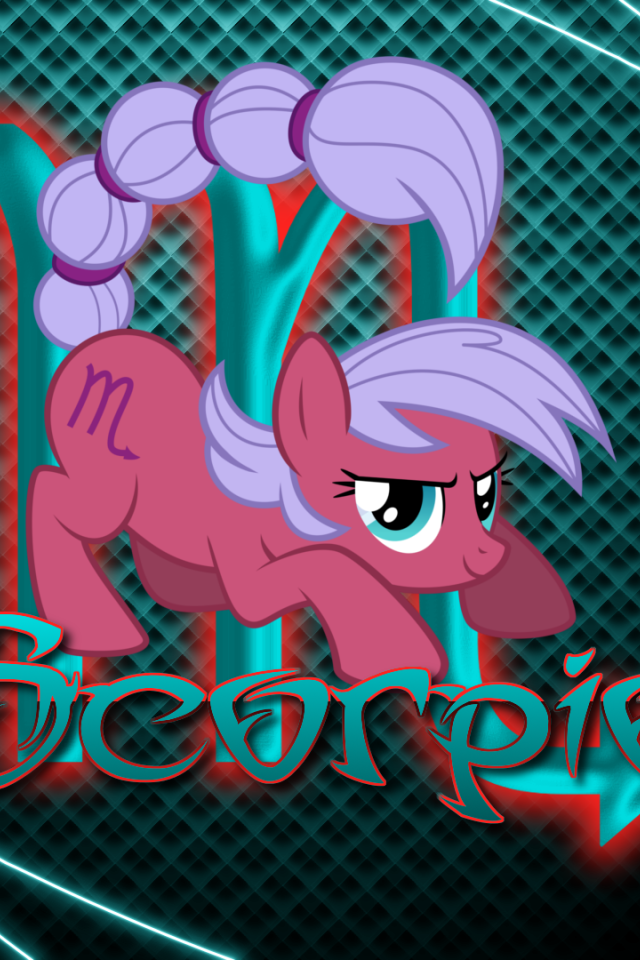 Скорпион, детский рисунок