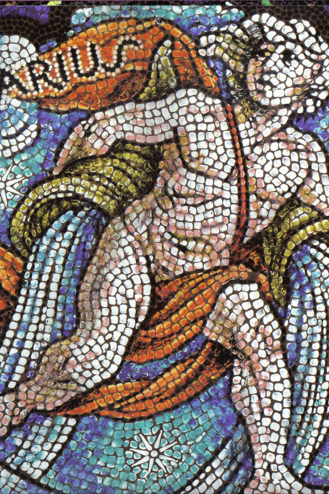 Водолей, мозаика