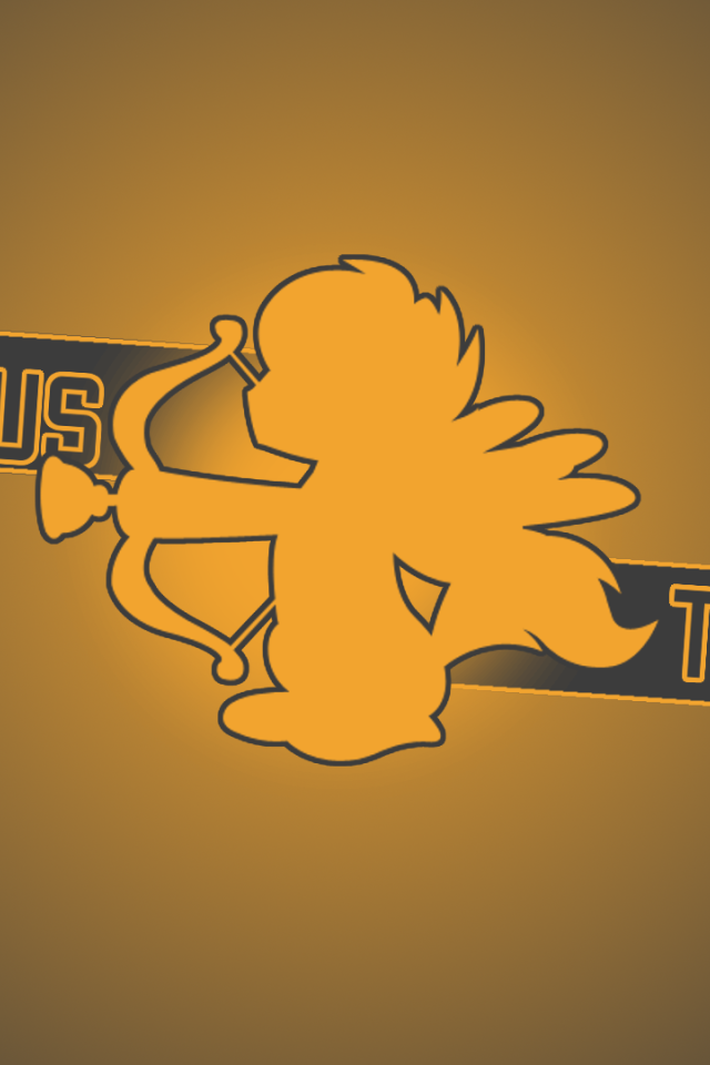 Красивый детский рисунок, стрелец