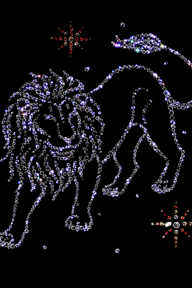 Лев из драгоценных камней