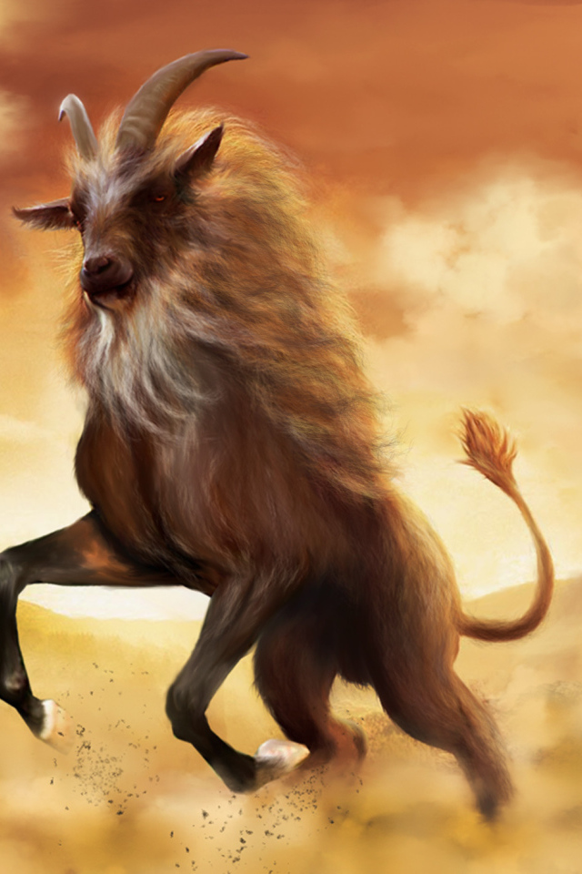 Рисунок козерог